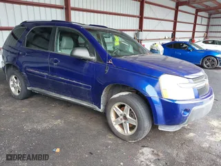 2005 Chevrolet Equinox LT with VIN 2CNDL73F856051175, listed as a IAAI auction lot 41735478 with 1 mi miles. Bid and sale history available at carsss.com. Image 1.