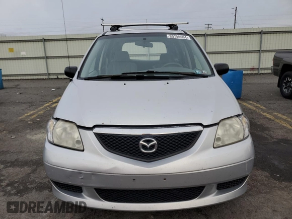 2003 Mazda MPV LX with VIN JM3LW28A330360105, listed as a Copart auction lot 85750964 with 182,129 mi miles and Salvage Title. Bid and sale history available at carsss.com. Image 5.