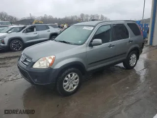 2006 Honda CR-V EX with VIN SHSRD788X6U411360, listed as a Copart auction lot 52104445 with 169,724 mi miles and Salvage Title. Bid and sale history available at carsss.com. Image 1.
