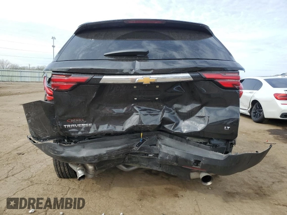 2023 Chevrolet Traverse LT Cloth with VIN 1GNERGKW2PJ272289, listed as a Copart auction lot 54652595 with 33,416 mi miles and Non repairable. Bid and sale history available at DreamBid. Image 6.