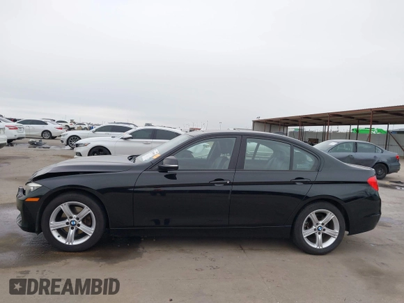 2013 BMW 3 Series 320i with VIN WBA3B1C51DK129473, listed as a IAAI auction lot 41591999 with 80,389 mi miles. Bid and sale history available at carsss.com. Image 14.