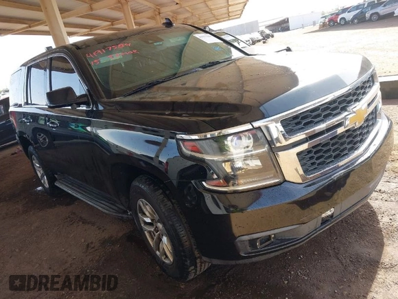 2015 Chevrolet Tahoe Commercial z VIN 1GNLC2EC0FR629983, wystawiony jako IAAI lot #41917584 z przebiegiem 111 461 mil mil oraz . Historia ofert i sprzedaży dostępna na DreamBid. Obrazek 1.