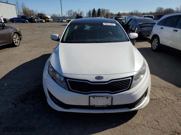 2012 Kia Optima SX with VIN 5XXGR4A67CG053537, listed as a Copart auction lot 48075465 with 172,729 mi miles and Salvage Title. Bid and sale history available at carsss.com. Image 5.