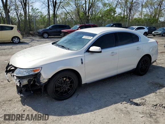 2009 Lincoln MKS with VIN 1LNHM93RX9G609098, listed as a Copart auction lot 53838525 with 148,616 mi miles and Salvage title. Bid and sale history available at DreamBid. Image 1.