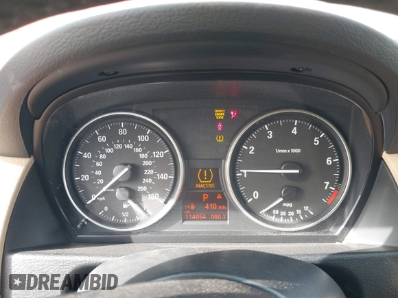 2014 BMW X1 sDrive28i with VIN WBAVM1C50EVW53376, listed as a IAAI auction lot 41838580 with 114,054 mi miles. Bid and sale history available at carsss.com. Image 7.