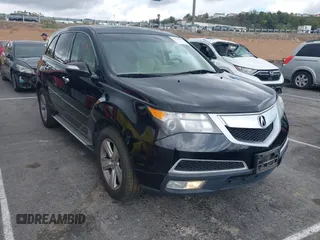 2010 Acura MDX Technology Pkg with VIN 2HNYD2H61AH515205, listed as a IAAI auction lot 41745658 with 114,646 mi miles. Bid and sale history available at carsss.com. Image 1.