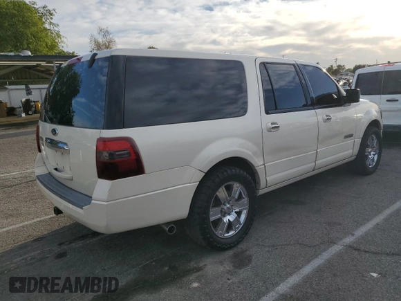 2008 Ford Expedition Max Limited с VIN 1FMFK19528LA22001, выставлен на аукционе Copart как лот 46836345 с пробегом 215 389 миль миль и Чистый • Clean title. История ставок и продаж доступна на DreamBid. Изображение 3.