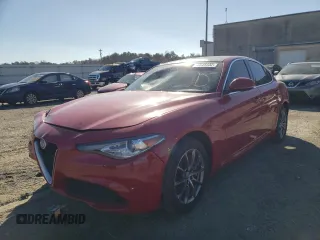 2018 Alfa Romeo Giulia with VIN ZARFAEDN7J7592845, listed as a Copart auction lot 66648432 with 26,834 mi miles. Bid and sale history available at carsss.com. Image 2.