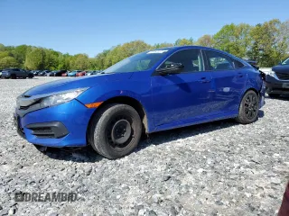 2017 Honda Civic LX with VIN 19XFC2F50HE229880, listed as a Copart auction lot 56193915 with 122,107 mi miles and Salvage title. Bid and sale history available at DreamBid. Image 1.