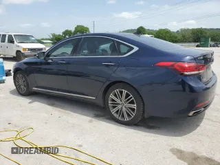 2018 Genesis G80 3.8L z VIN KMHGN4JE6JU257462, wystawiony jako Copart lot #57170965 z przebiegiem 65 262 mil mil oraz Szkody całkowita. Historia ofert i sprzedaży dostępna na DreamBid. Obrazek 2.