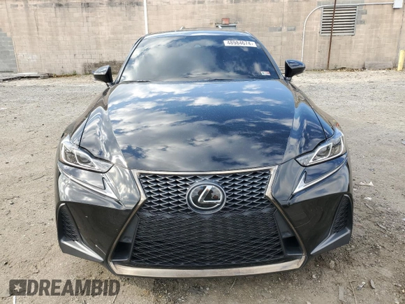 2020 Lexus IS with VIN JTHG81F24L5042702, listed as a Copart auction lot 48984674 with 45,470 mi miles. Bid and sale history available at carsss.com. Image 5.