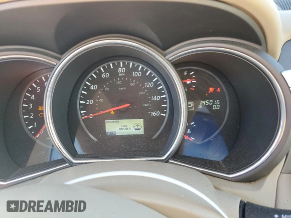 2013 Nissan Murano SV z VIN JN8AZ1MU5DW213207, wystawiony jako Copart lot #86898594 z przebiegiem 145 016 mil mil oraz Szkoda całkowita • Salvage title. Historia ofert i sprzedaży dostępna na DreamBid. Obrazek 9.