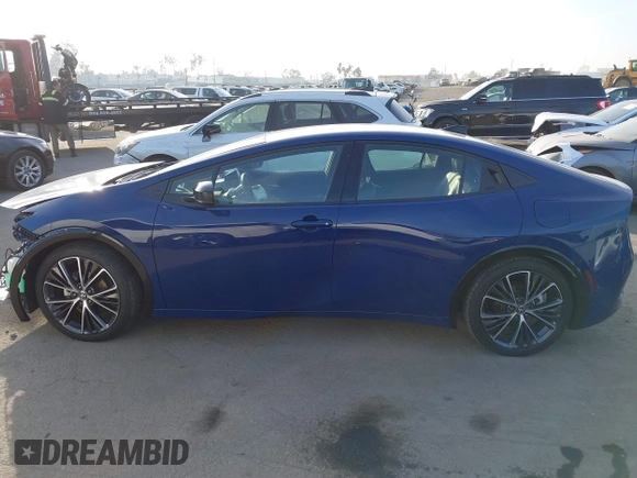 2024 Toyota Prius LE with VIN JTDACAAU8R3017563, listed as a IAAI auction lot 41216721 with 12,291 mi miles. Bid and sale history available at carsss.com. Image 15.