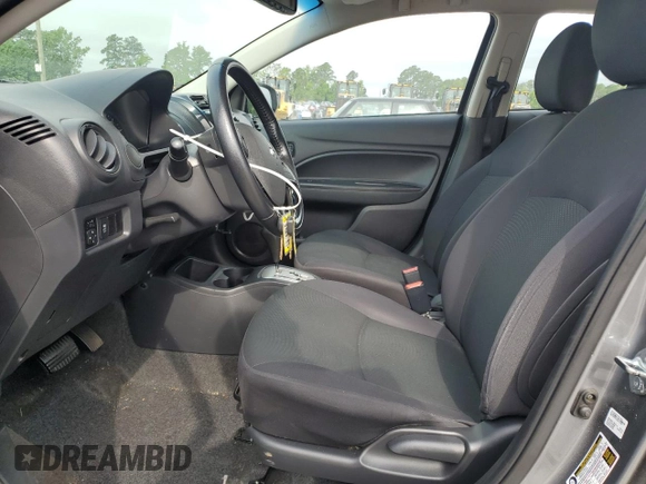 2017 Mitsubishi Mirage ES with VIN ML32F3FJ5HHF09531, listed as a Copart auction lot 58148725 with 71,594 mi miles and Salvage title. Bid and sale history available at DreamBid. Image 7.