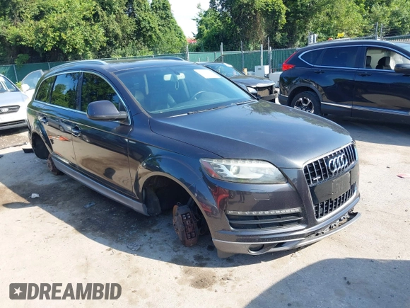 2010 Audi Q7 Premium Plus with VIN WA1LYAFE9AD007399, listed as a IAAI auction lot 42861126 with 147,855 mi miles and . Bid and sale history available at DreamBid. Image 1.