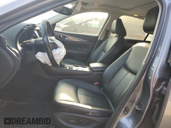 2015 Infiniti Q50 Premium with VIN JN1BV7AP3FM340598, listed as a Copart auction lot 50459855 with 104,938 mi miles and Salvage Title. Bid and sale history available at carsss.com. Image 7.