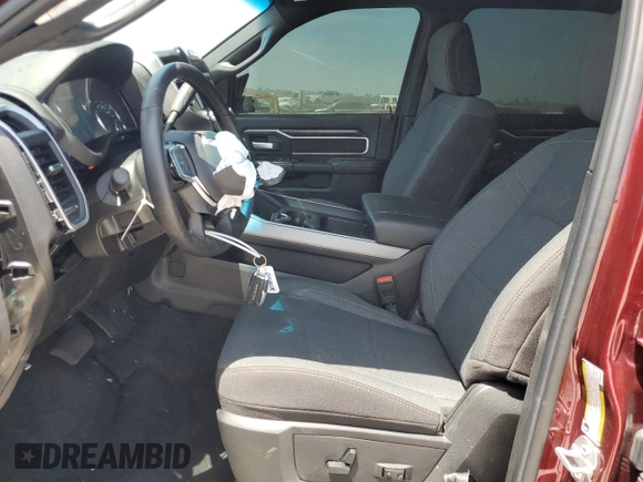 2024 Ram 2500 Big Horn с VIN 3C6UR5DL5RG357067, выставлен на аукционе Copart как лот 57088775 с пробегом 2 276 миль миль и Списание • Salvage title. История ставок и продаж доступна на DreamBid. Изображение 7.