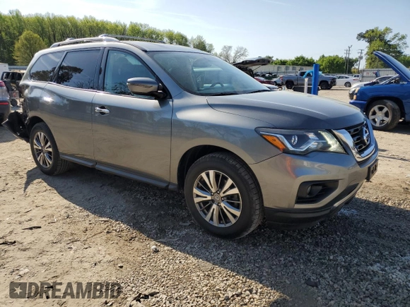 2018 Nissan Pathfinder SV z VIN 5N1DR2MM7JC673380, wystawiony jako Copart lot #52621935 z przebiegiem 101 334 mil mil oraz Szkoda całkowita • Salvage title. Historia ofert i sprzedaży dostępna na DreamBid. Obrazek 4.