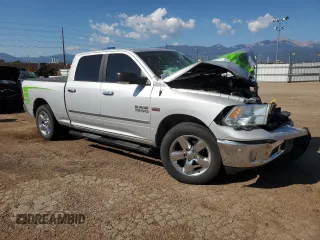 2018 Ram 1500 Big Horn with VIN 1C6RR7TT5JS241724, listed as a Copart auction lot 69193684 with 162,377 mi miles and Salvage title. Bid and sale history available at DreamBid. Image 4.