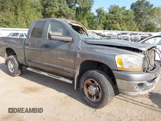 2006 Dodge Ram 2500 SLT with VIN 3D7KS28C46G284045, listed as a IAAI auction lot 39653729 with 264,780 mi miles. Bid and sale history available at carsss.com. Image 1.