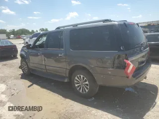 2015 Ford Expedition Max XLT with VIN 1FMJK1JTXFEF44008, listed as a Copart auction lot 62834655 with 137,619 mi miles and Salvage title. Bid and sale history available at DreamBid. Image 2.
