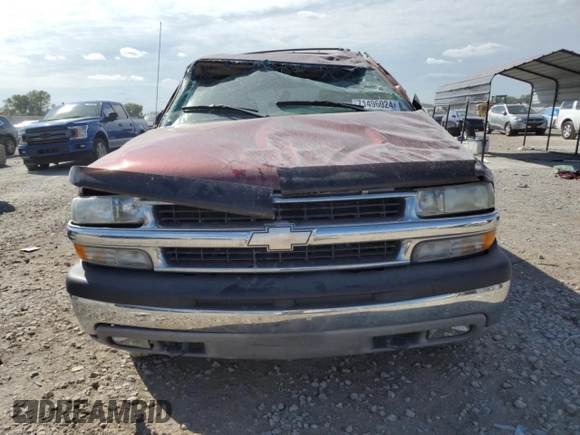 2002 Chevrolet Tahoe LT with VIN 1GNEK13Z82R245652, listed as a Copart auction lot 71496024 with 155,869 mi miles and Salvage Title. Bid and sale history available at carsss.com. Image 5.