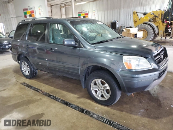 2005 Honda Pilot EX with VIN 5FNYF18455B053400, listed as a Copart auction lot 49530955 with 173,086 mi miles and Salvage Title. Bid and sale history available at DreamBid. Image 4.