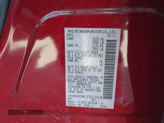 2023 Nissan Pathfinder SL with VIN 5N1DR3CC8PC251318, listed as a IAAI auction lot 42231262 with 22,039 mi miles and . Bid and sale history available at DreamBid. Image 9.