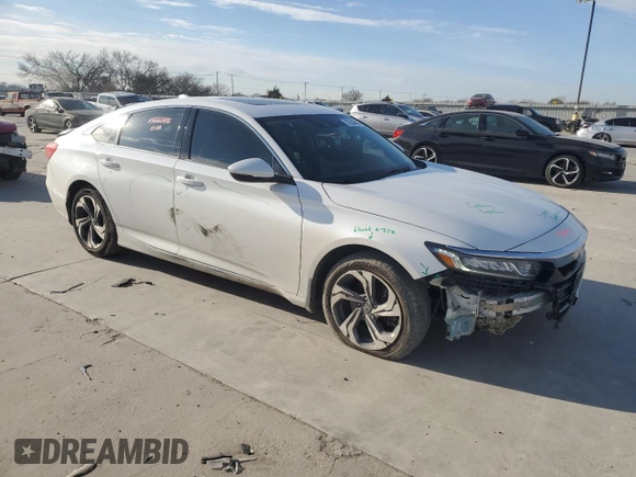 2020 Honda Accord EX-L with VIN 1HGCV2F56LA009928, listed as a Copart auction lot 87656485 with 114,994 mi miles and Salvage title. Bid and sale history available at DreamBid. Image 4.