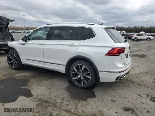 2022 Volkswagen Tiguan SEL R-Line with VIN 3VV4B7AX0NM044375, listed as a Copart auction lot 48865545 with 52,706 mi miles and Salvage Title. Bid and sale history available at carsss.com. Image 2.