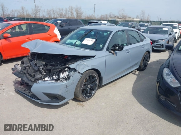 2024 Honda Civic Sport with VIN 2HGFE2F54RH502871, listed as a IAAI auction lot 41839206 with 36,277 mi miles and . Bid and sale history available at DreamBid. Image 18.