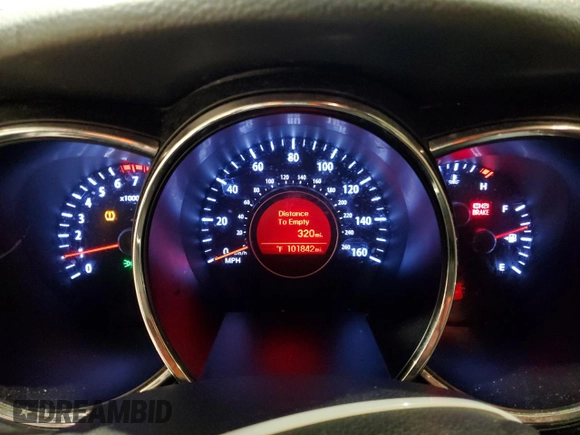 2013 Kia Optima LX with VIN 5XXGM4A76DG153878, listed as a Copart auction lot 45497455 with 101,842 mi miles and Salvage Title. Bid and sale history available at carsss.com. Image 9.