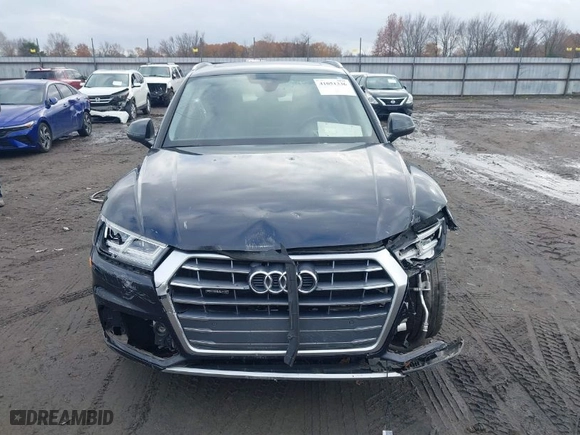 2018 Audi Q5 Premium Plus with VIN WA1BNAFYXJ2092411, listed as a IAAI auction lot 41051336 with 54,595 mi miles. Bid and sale history available at carsss.com. Image 13.