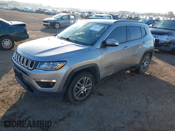 2019 Jeep Compass Altitude with VIN 3C4NJCBB0KT743606, listed as a IAAI auction lot 41468490 with 57,787 mi miles and . Bid and sale history available at DreamBid. Image 17.