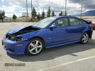 2004 Mazda 6 with VIN 1YVFP84D945N61320, listed as a Copart auction lot 51545695 with 141,527 mi miles and Salvage title. Bid and sale history available at DreamBid. Image 1.
