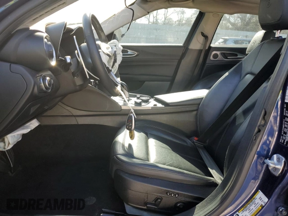 2017 Alfa Romeo Giulia with VIN ZARFAEDN8H7550758, listed as a Copart auction lot 42687635 with Not provided miles and Salvage title. Bid and sale history available at DreamBid. Image 7.
