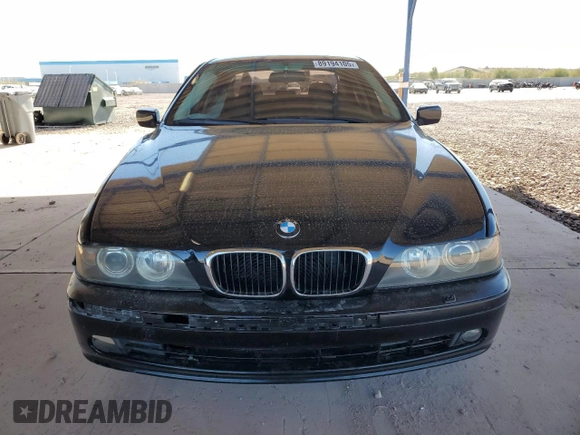 2001 BMW 5 Series 540iA with VIN WBADN63471GM73128, listed as a Copart auction lot 89194105 with 186,728 mi miles and Salvage Title. Bid and sale history available at carsss.com. Image 5.