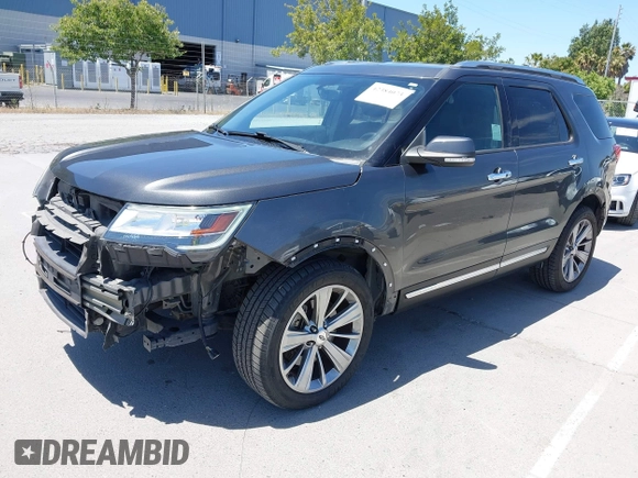 2018 Ford Explorer Limited with VIN 1FM5K8F88JGB57873, listed as a IAAI auction lot 42384073 with 101,060 mi miles and . Bid and sale history available at DreamBid. Image 2.
