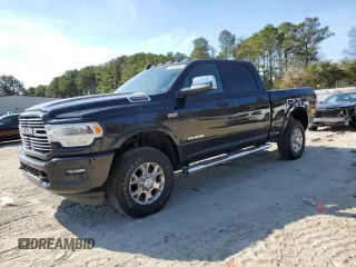 2022 Ram 2500 Laramie with VIN 3C6UR5FJ7NG383885, listed as a Copart auction lot 46869045 with 12,244 mi miles and Salvage Title. Bid and sale history available at carsss.com. Image 1.