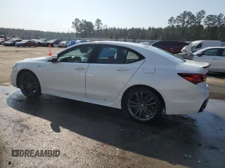 2020 Acura TLX w/A-Spec Pkg with VIN 19UUB1F64LA010723, listed as a Copart auction lot 44362595 with 96,818 mi miles and Salvage Title. Bid and sale history available at carsss.com. Image 2.