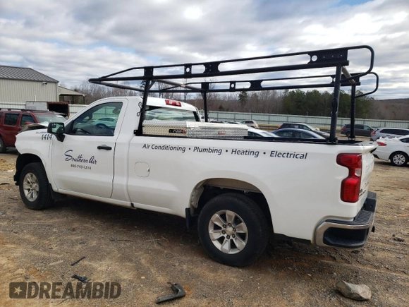 2021 Chevrolet Silverado 1500 Work Truck with VIN 3GCNWAEF5MG250973, listed as a Copart auction lot 47403095 with 78,301 mi miles and Salvage Title. Bid and sale history available at carsss.com. Image 2.