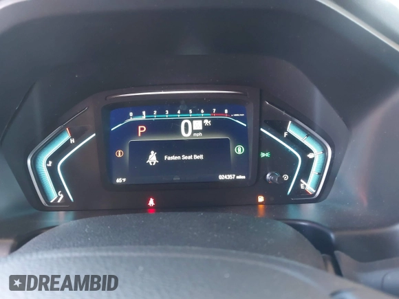 2024 Honda Odyssey EX-L with VIN 5FNRL6H67RB016849, listed as a IAAI auction lot 41761249 with 24,357 mi miles and . Bid and sale history available at DreamBid. Image 7.