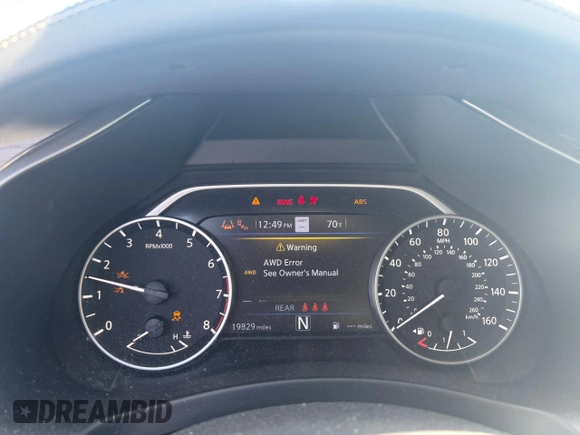 2023 Nissan Murano Platinum z VIN 5N1AZ2DS3PC129694, wystawiony jako Copart lot #53986615 z przebiegiem 19 829 mil mil oraz Szkoda całkowita • Salvage title. Historia ofert i sprzedaży dostępna na DreamBid. Obrazek 9.