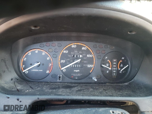 2001 Honda CR-V SE with VIN JHLRD18781C049291, listed as a Copart auction lot 41502955 with 200,351 mi miles and Salvage Title. Bid and sale history available at carsss.com. Image 9.