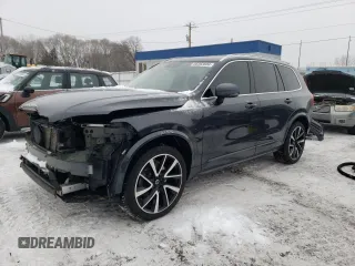 2021 Volvo XC90 Momentum with VIN YV4A22PK3M1711013, listed as a Copart auction lot 86363804 with 99,219 mi miles and Salvage Title. Bid and sale history available at carsss.com. Image 1.