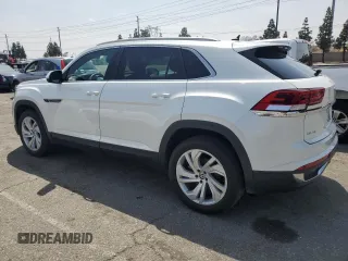 2021 Volkswagen Atlas SEL with VIN 1V2EE2CA1MC228616, listed as a Copart auction lot 54734225 with 46,369 mi miles and Salvage title. Bid and sale history available at DreamBid. Image 2.