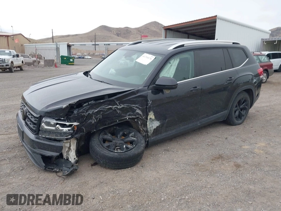 2019 Volkswagen Atlas SE with VIN 1V2LR2CA9KC540062, listed as a IAAI auction lot 41214176 with 78,977 mi miles and . Bid and sale history available at DreamBid. Image 2.
