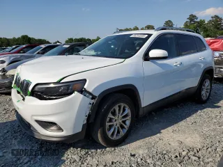 2021 Jeep Cherokee Latitude Lux z VIN 1C4PJLMXXMD224315, wystawiony jako Copart lot #55253205 z przebiegiem 90 516 mil mil oraz Szkoda całkowita • Salvage title. Historia ofert i sprzedaży dostępna na DreamBid. Obrazek 1.