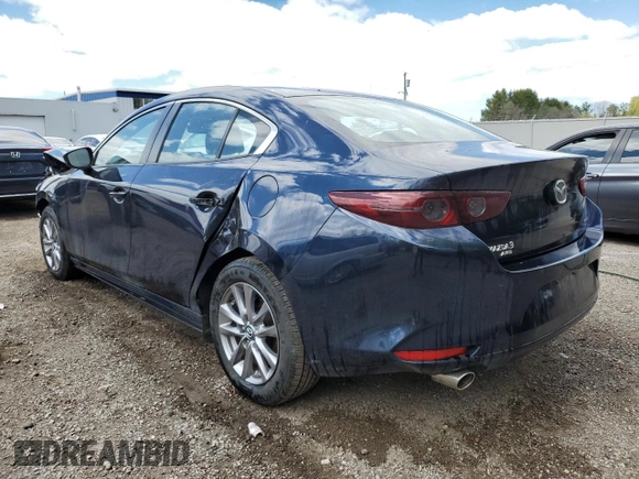 2021 Mazda 3 Preferred with VIN JM1BPBCL4M1338605, listed as a Copart auction lot 55595605 with Not provided miles and Salvage title. Bid and sale history available at DreamBid. Image 2.