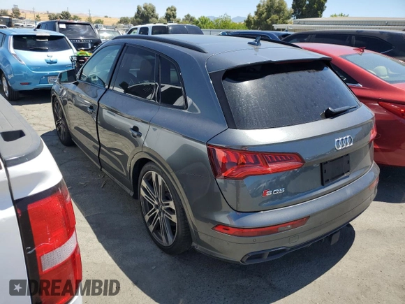 2019 Audi SQ5 Premium Plus with VIN WA1B4AFY1K2052805, listed as a Copart auction lot 64564034 with 47,254 mi miles and Salvage Title. Bid and sale history available at DreamBid. Image 2.